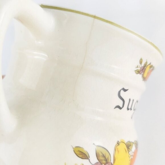 Vintage creamer and sugar pottery ceramic pot - Picture 11 of 12